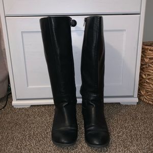 Unlisted by Kenneth Cole Black Riding Boots